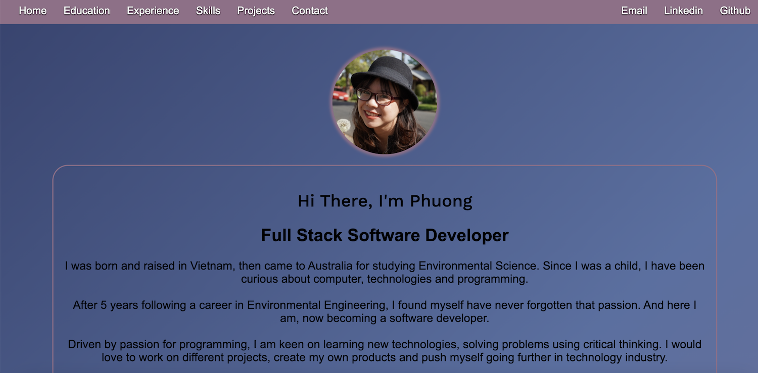 Portlolio Website version 2 image